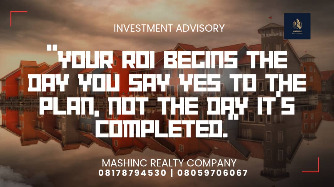 Your ROI begins the day you say yes to the plan, not the day it's completed
